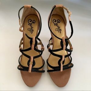 Seychelles strappy high heel sandal